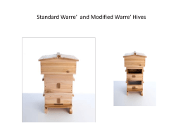 Warre Hives - Saint Louis Beekeepers