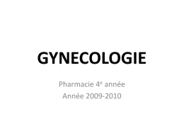 GYNECOLOGIE - LIMOGES PHARMA