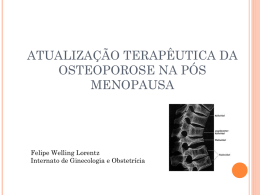 atualização terapêutica da osteoporose na pós - GO