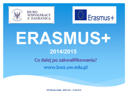 ERASMUS+ Co dalej po zakwalifikowaniu