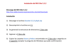 Instructivo de Instalación BVS-Site 5.3.2