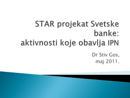 STAR project seminar 08 - Poljoprivredna Savetodavna i