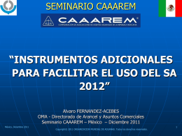 SA 2012 Instrumentos