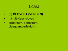 slovesa - Sweb.cz