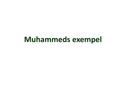Muhammeds exempel - Sverigedemokraterna i Halland