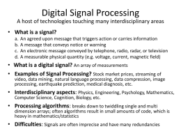 What is a digital signal?