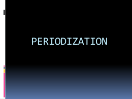 PERIODIZATION - WordPress.com