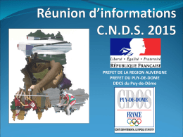 CNDS 2015 - Préfecture du Puy-de-Dôme