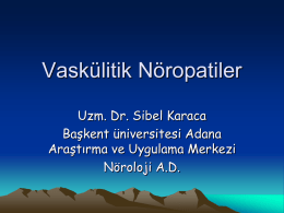 PowerPoint Presentation - Başkent Üniversitesi Adana Hastanesi