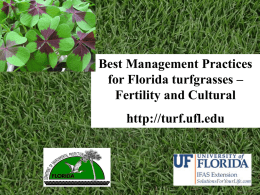 Turf Boot Camp - UF/IFAS Extension Alachua County