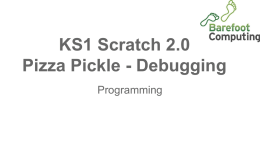 KS1 Scratch 2.0 Pizza Pickle