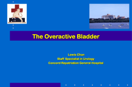 overactive bladder