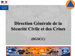 Direction générale de la sécurité civile et des crises