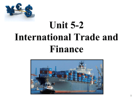 AP Macro 5-2 International Trade and Balance of Payments