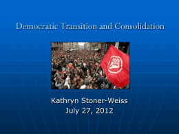 Stoner Weiss, Consolidation