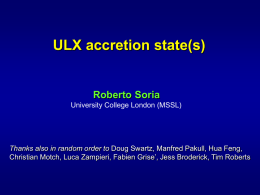 ULX accretion states