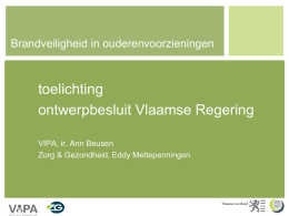 Toelichting ontwerpbesluit Vlaamse Regering (PPT