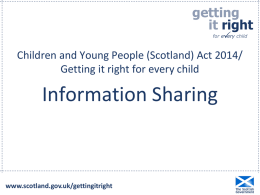 Children and Young People (S) Bill