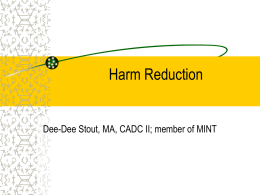 Harm Reduction in a 12-Step World