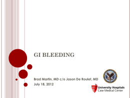 GI Bleeding
