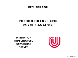 Neurobiologie und Psychoanalyse