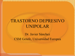 Depresion unipolar