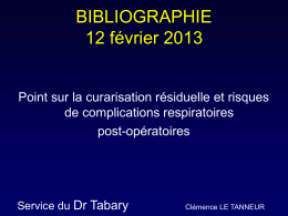 Biblio_curarisation_re_siduelle