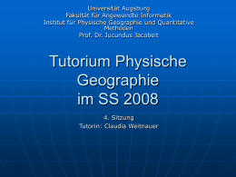 Tutorium_SS_03 - Universität Augsburg