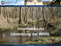 Vortrag 3 - Umsetzung WRRL