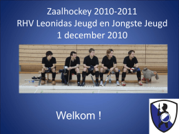 zaalhockey uitleg 20102011