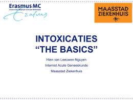 Intox basics - Dutch Acute Medicine