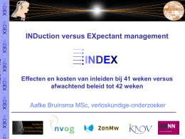 INDEXstudie - VSV Haaglanden