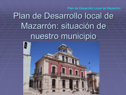 Plan de Desarrollo local de Mazarrón