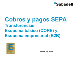 Nuevo sistema SEPA Banco Sabadell