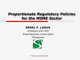 LAGUA-Proportionate-Regulatory-Policies-for-the-MSME