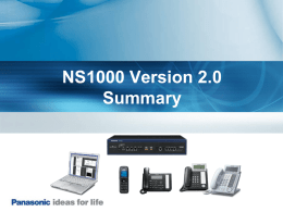 NS1000 V2.0 Summary20130311