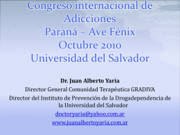 Congreso Ave Fénix - Juan Alberto Yaria