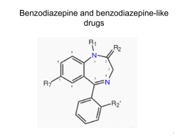 Benzodiazepines SAR