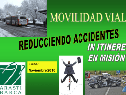 Prevención de Accidentes de Tráfico en Itinere y en Misión.