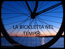 La bicicletta nel tempo