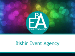 Клиенты - Bishir Event Agency