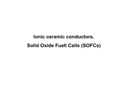 SOFCs. Electrolytes
