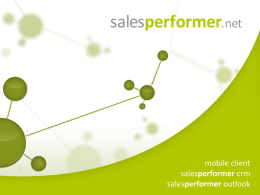 Powerpoint  - salesperformer.net
