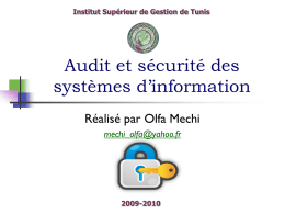 Les m&eacute;thodes du Data Mining - SOIE - Institut Sup&eacute;rieur de Gestion