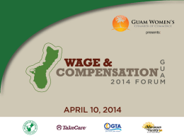 Guam Wage and Compensation Forum 2014