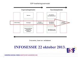 Presentatie EFQM-groeimodel - Koepel Lokale Diensteneconomie