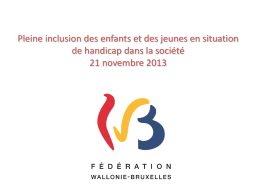 L`intégration - Agence Wallonne pour l`Intégration des Personnes