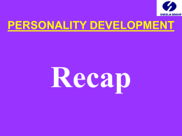Personality Development
