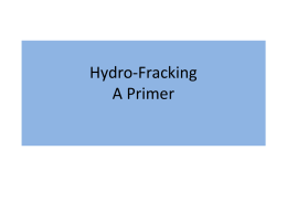 Hydro-Fracking - Sustainable Warwick