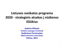 lietuvos sveikatos programa 2020